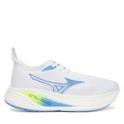 Buty do biegania Mizuno. Białe obuwie sportowe damskie Mizuno, do biegania. Za 629.99 zł.