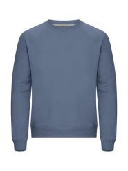 Clique Miami PRO Roundneck bluza z okrągłym dekoltem, French terry – Steel Blue. Niebieskie bluzy damskie CLIQUE, xl, bez wzorów, z bawełny, bez kaptura. Za 189.36 zł.