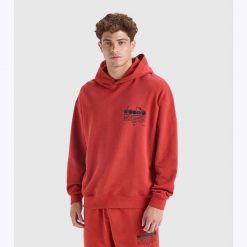 Bluza DIADORA HOODIE MANIFESTO. Zielone bluzy damskie Diadora, m, bez wzorów, z bawełny, z kapturem. Za 149.99 zł.