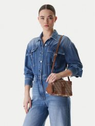 Guess Torebka J6RZ01 WK590 Brązowy. Brązowe torebki klasyczne damskie Guess, z materiału, bez dodatków. Za 339.99 zł.