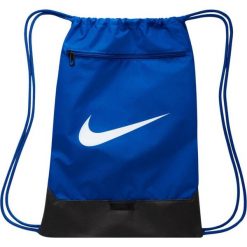 Plecak torba worek na buty sportowy szkolny Nike Brasilla niebieski DM3978 480. Niebieskie torby sportowe Nike, bez wzorów. Za 85.00 zł.