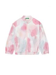 United Colors Of Benetton Bluza 35UJG503S Różowy Regular Fit. Czerwone bluzy dziewczęce United Colors Of Benetton, bez wzorów, z bawełny, bez ramiączek, bez kaptura. Za 79.99 zł.