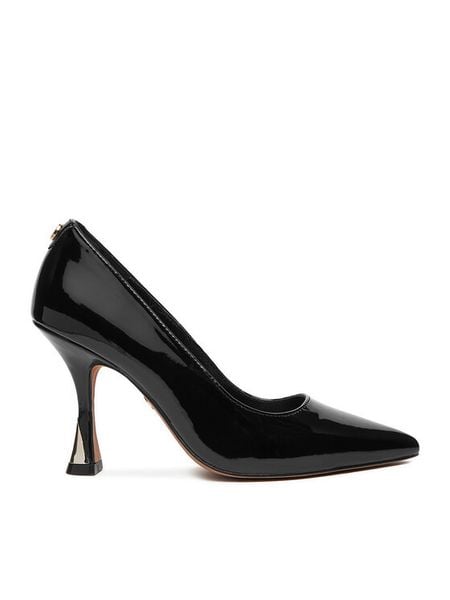 Nine West Szpilki CEO-AMANI-01 Czarny. Czarne szpilki damskie Nine West, bez wzorów, ze skóry, bez obcasa, na szpilce, bez zapięcia. Za 249.99 zł.