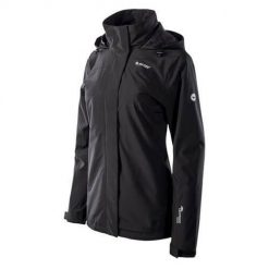 Kurtka trekkingowa damska Hi-Tec Oscar. Czarne kurtki sportowe damskie Hi-tec, m, bez wzorów, z syntetyku, bez kaptura. Za 276.00 zł.