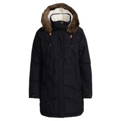 Kurtka zimowa damska Roxy Ellie parka. Czarne parki damskie Roxy, na zimę, l, z poliesteru, bez kaptura. W wyprzedaży za 487.00 zł.