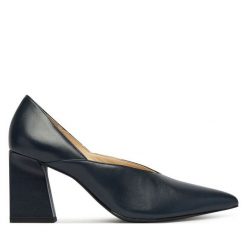 Czółenka HÖGL. Niebieskie czółenka damskie Högl, bez wzorów, bez obcasa. Za 799.99 zł.