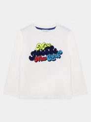 Marc Jacobs Bluzka W25604 Biały Regular Fit. Białe t-shirty i koszulki chłopięce Marc Jacobs, bez wzorów, z bawełny, bez kołnierzyka, bez ramiączek. Za 149.99 zł.