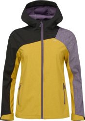 Damska kurtka softshell Loap Laskona żółta. Czarne kurtki sportowe damskie ÀLG, na jesień, m, bez wzorów, z materiału. Za 317.99 zł.