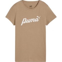 Koszulka sportowa damska Puma ESS Script. Białe koszulki sportowe damskie Puma, m, bez wzorów, bez ramiączek. Za 85.00 zł.