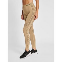 Damskie legginsy mid-rise Hummel Shaping. Brązowe legginsy damskie Hummel, xs, bez wzorów, na jogę i pilates. Za 138.00 zł.