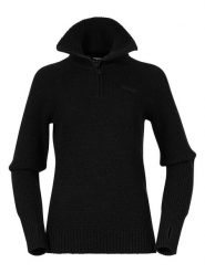 Bergans Wełniany sweter "Ulriken" w kolorze czarnym rozmiar: XL. Czarne swetry klasyczne damskie Bergans, xl, z wełny, bez kołnierzyka. Za 353.27 zł.