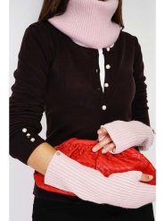 William de Faye Mitenki w kolorze jasnoróżowym rozmiar: onesize. Różowe rękawiczki damskie William de Faye, bez wzorów, z kaszmiru. Za 56.99 zł.