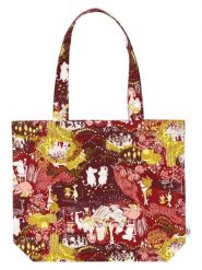 Moomin Torba ''Festive Moments'' w kolorze czerwono-żółtym na zakupy - 35 x 45 cm rozmiar: onesize. Czerwone shopper bag Moomin, bez wzorów, z bawełny, bez dodatków. Za 76.11 zł.