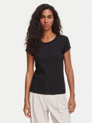 BOSS T-Shirt C_Ecute 50554675 Czarny Slim Fit. Czarne t-shirty damskie Boss, m, bez wzorów, z bawełny, bez kołnierzyka. Za 279.99 zł.