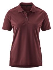 Gonso Kolarska koszulka polo "Adventure" w kolorze bordowym rozmiar: 36. Czerwone koszulki damskie Gonso, bez wzorów, z materiału, bez kołnierzyka, bez ramiączek. Za 105.38 zł.