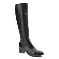 Czarne Kozaki Nessi Ocieplane Buty Damskie. Czarne kozaki damskie Nessi, ze skóry, bez obcasa, na obcasie, bez zapięcia. Za 529.00 zł.