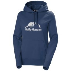 Bluza damska z kapturem Helly Hansen Nord Graphic. Niebieskie bluzy damskie Helly Hansen, s, bez wzorów, z kapturem. Za 379.50 zł.