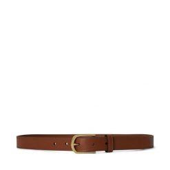 Pasek LAUREN RALPH LAUREN. Brązowe paski damskie Lauren Ralph Lauren, bez wzorów. Za 379.99 zł.