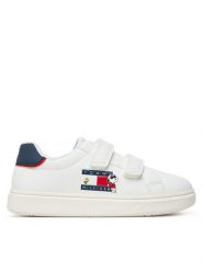 Tommy Hilfiger Sneakersy Hector T1X9-35320-1355 S Biały. Białe buty sportowe chłopięce Tommy Hilfiger, bez zapięcia. Za 364.99 zł.