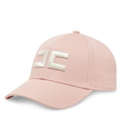 Czapka z daszkiem Elisabetta Franchi. Czerwone czapki z daszkiem damskie Elisabetta Franchi, bez wzorów. Za 389.99 zł.