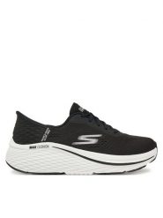 Skechers Sneakersy 129606/BKW Czarny. Czarne obuwie sportowe damskie Skechers, z materiału, bez zapięcia. Za 399.99 zł.