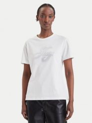 HUGO T-Shirt 50570932 Biały Regular Fit. Białe t-shirty damskie Hugo, l, bez wzorów, z bawełny, bez kołnierzyka. Za 319.99 zł.