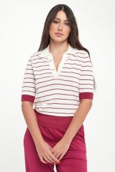 Sweter damski w stylu polo LIU JO. Swetry klasyczne damskie Liu Jo, s, bez kołnierzyka. Za 469.00 zł.