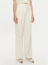Simona Corsellini Spodnie materiałowe A24CPPA014 Écru Wide Leg. Spodnie materiałowe damskie SIMONA CORSELLINI, bez wzorów, z materiału. Za 1,119.00 zł.