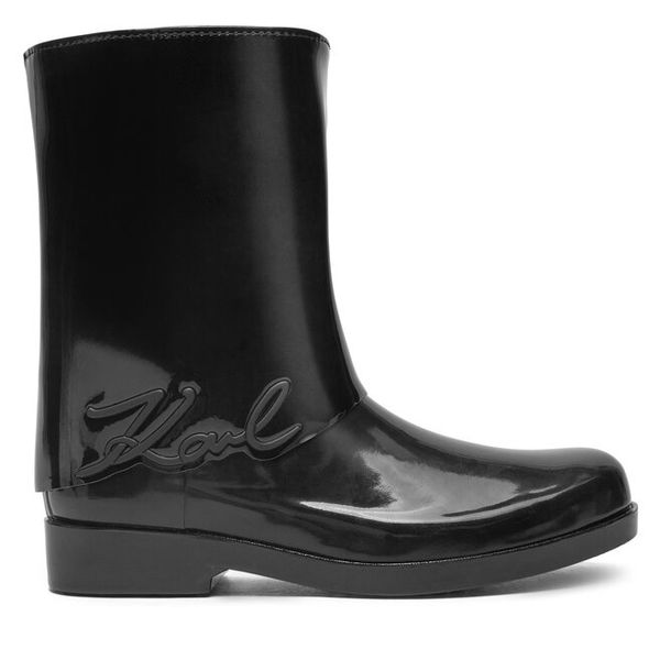 Kalosze KARL LAGERFELD. Czarne kalosze damskie KARL LAGERFELD, bez wzorów. Za 502.99 zł.