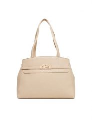 Valentino Torebka Fae Re VBS9AD01 Écru. Torebki klasyczne damskie Valentino, ze skóry, bez dodatków. Za 399.99 zł.