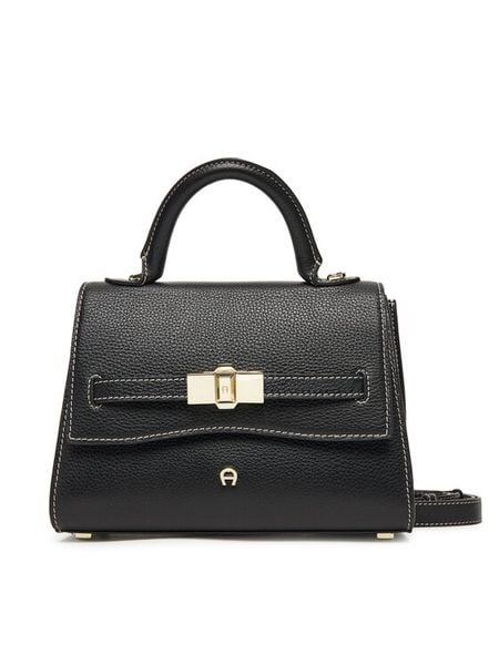 Aigner Torebka Farah S 133071 Czarny. Czarne torebki klasyczne damskie Aigner, ze skóry, bez dodatków. Za 1,899.00 zł.