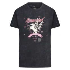 Koszulka damska Imperial Riding Blossom. Czarne koszulki sportowe damskie IMPERIAL RIDING, bez wzorów, bez ramiączek, do jazdy konnej. Za 155.00 zł.