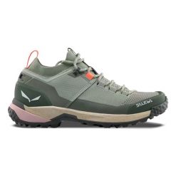 Damskie buty trekkingowe Salewa Puez 2 Knit Ptx. Zielone obuwie trekkingowe damskie Salewa, z gumy, bez zapięcia. Za 1,068.10 zł.