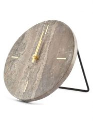 Salt and Pepper Zegar stołowy "Zone" w kolorze szarym rozmiar: onesize. Szare, analogowe zegarki damskie Salt and Pepper. Za 73.99 zł.