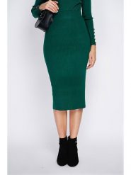 William de Faye Spódnica w kolorze ciemnozielonym rozmiar: 34. Zielone spódnice damskie William de Faye, bez wzorów, z kaszmiru, klasyczne, midi. Za 113.99 zł.