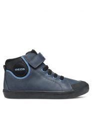 Geox Sneakersy J Gisli Boy J465CC 0MEFU C0693 S Granatowy. Niebieskie buty sportowe chłopięce Geox, ze skóry, bez zapięcia. Za 199.99 zł.