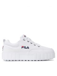 Fila Sneakersy Sandblast C FFW0062.10004 Biały. Białe obuwie sportowe damskie Fila, z materiału, bez zapięcia. Za 359.99 zł.