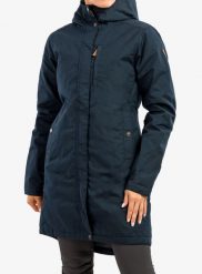 Płaszcz damski Fjallraven Kiruna Padded Parka. Niebieskie parki damskie Fjällräven, na zimę, xs, z bawełny, z kapturem. Za 1,352.99 zł.
