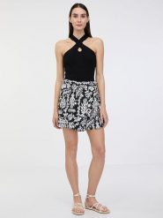 Orsay Spódnica w kolorze czarno-białym rozmiar: 38. Czarne spódnice damskie Orsay, bez wzorów, mini. Za 56.99 zł.