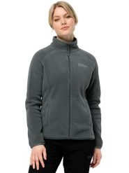 Jack Wolfskin Kurtka polarowa "Moonrise" w kolorze ciemnozielonym rozmiar: XXL. Zielone kurtki damskie Jack Wolfskin, xxl, z polaru, bez kołnierzyka. Za 228.38 zł.