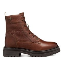 Trapery Geox. Brązowe trapery damskie Geox, bez zapięcia. Za 509.99 zł.