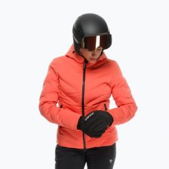 Kurtka narciarska damska Dainese Nova Aerosense Dry. Czerwone kurtki sportowe damskie Dainese, na zimę, l, bez wzorów, z materiału, z kapturem. Za 1,755.10 zł.