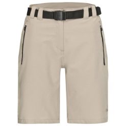 Spodenki trekkingowe damskie CMP Bermuda. Brązowe spodenki sportowe damskie CMP, na lato, bez wzorów, z elastanu, trekkingowe. Za 73.99 zł.