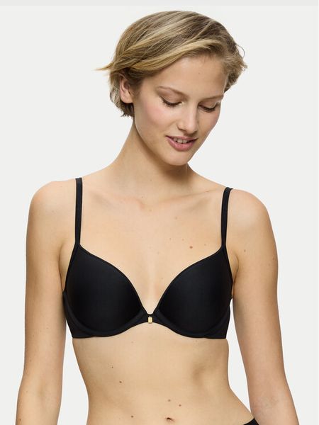 Triumph Biustonosz push-up Body Make-Up Essential 10161797 Czarny. Czarne biustonosze Triumph, bez wzorów, z syntetyku. Za 136.99 zł.
