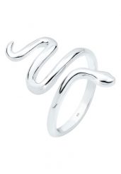 Elli Damski wąż zapętlony Statement w srebrze próby 925 Sterling Silver Pierścionki 1 ct. Szare pierścionki damskie Elli, srebrne. Za 266.89 zł.