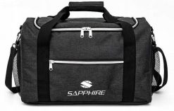 Torba sportowa Sapphire ST-130. Czarne torby sportowe SAPPHIRE, bez wzorów, z materiału, duże. Za 45.00 zł.