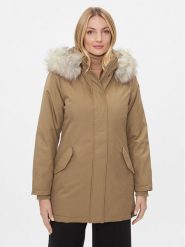 ONLY Parka 15300633 Brązowy Regular Fit. Brązowe parki damskie Only, s, z syntetyku, bez kaptura. Za 349.99 zł.