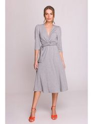 Stylove Sukienka w kolorze szarym rozmiar: M. Szare sukienki damskie Stylove, bez wzorów, bez ramiączek. Za 291.51 zł.