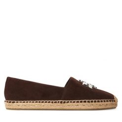 Espadryle Tory Burch. Brązowe espadryle damskie Tory Burch, bez wzorów, bez obcasa. Za 1,119.00 zł.