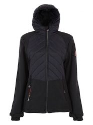 Peak Mountain Kurtka softshellowa "Ander" w kolorze czarnym rozmiar: M. Czarne kurtki sportowe damskie Peak Mountain, m, bez wzorów, bez kaptura. Za 274.95 zł.